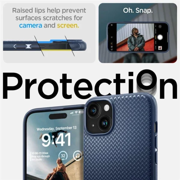 Spigen Mag Armor Case with MagSafe for iPhone 15 Plus - Blueeng
