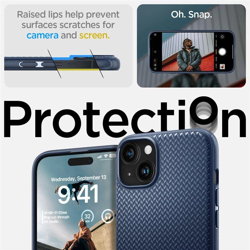 Spigen Mag Armor Case with MagSafe for iPhone 15 Plus - Blueeng