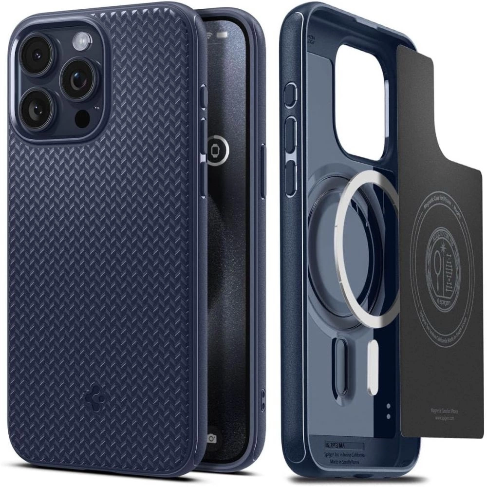 Spigen Mag Armor Case with MagSafe for iPhone 15 Pro Max - Blueeng