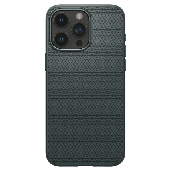 Spigen Liquid Air iPhone 15 Pro Max Case - Dark Greeneng