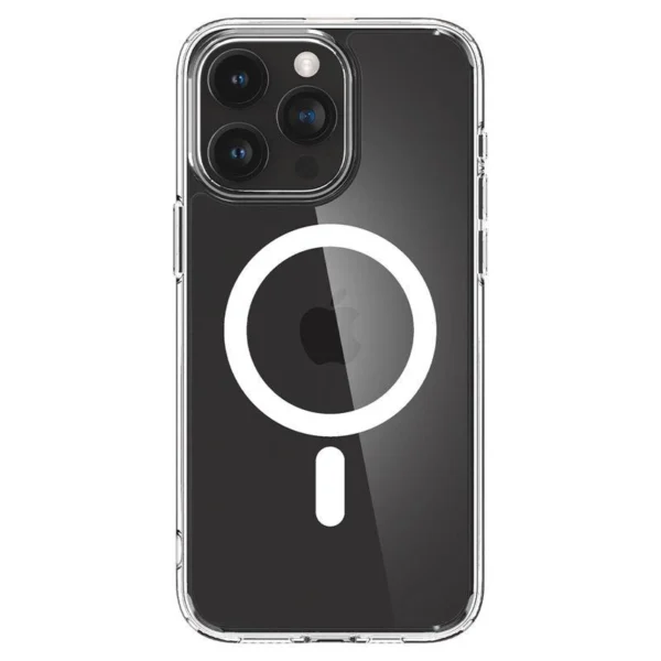 Spigen Crystal Hybrid MagSafe iPhone 15 Pro Case - Clear Whiteeng