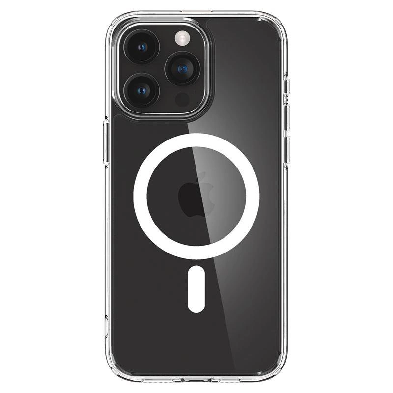 Spigen Crystal Hybrid MagSafe iPhone 15 Pro Case - Clear Whiteeng