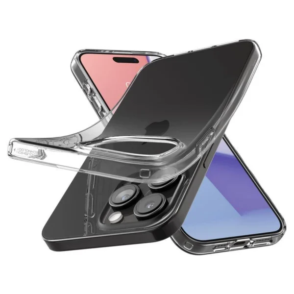 Spigen Crystal Flex Case for iPhone 15 Pro - Cleareng
