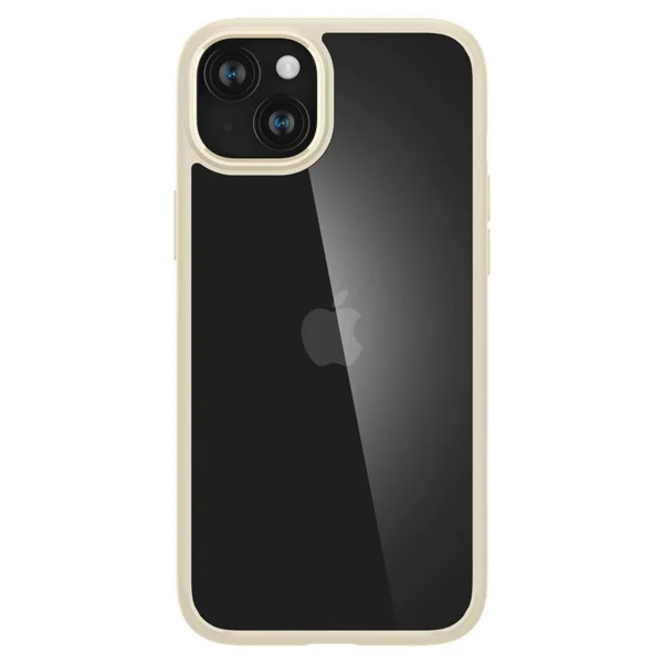 Spigen Crystal Hybrid iPhone 15 Plus Case - Transparent Beigeeng