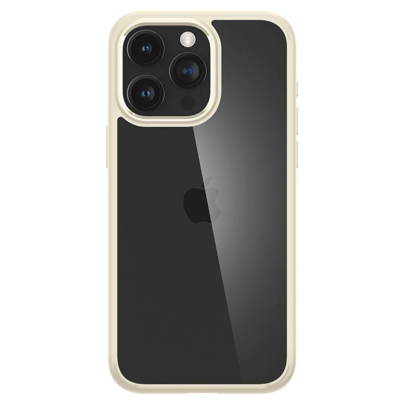 Spigen Crystal Hybrid Case for iPhone 15 Pro Max - Clear Beigeeng