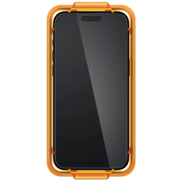 Spigen ALM Glass FC tempered glass for iPhone 15 - black 2 pcs.eng