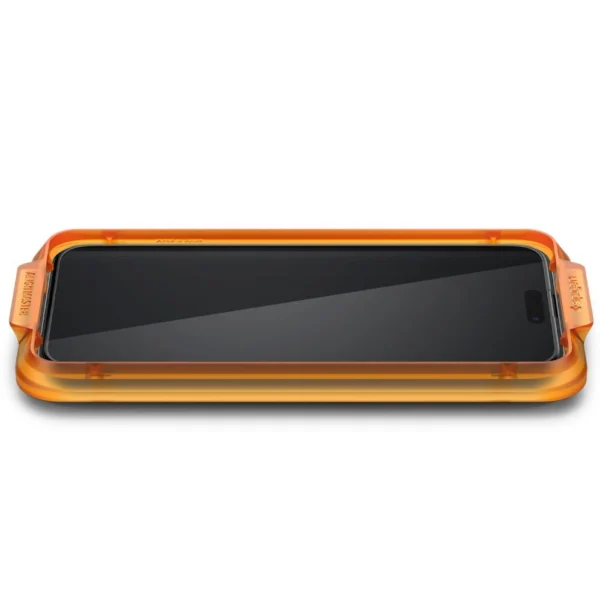 Spigen ALM Glass FC Tempered Glass for iPhone 15 Pro - Black 2 pcs.eng