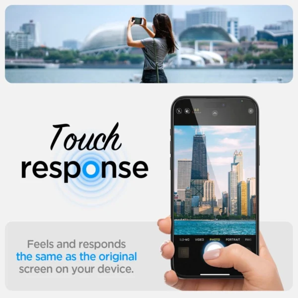 Spigen Glas.tR EZ Fit FC Tempered Glass for iPhone 15 Plus - Black 2 pcs.eng