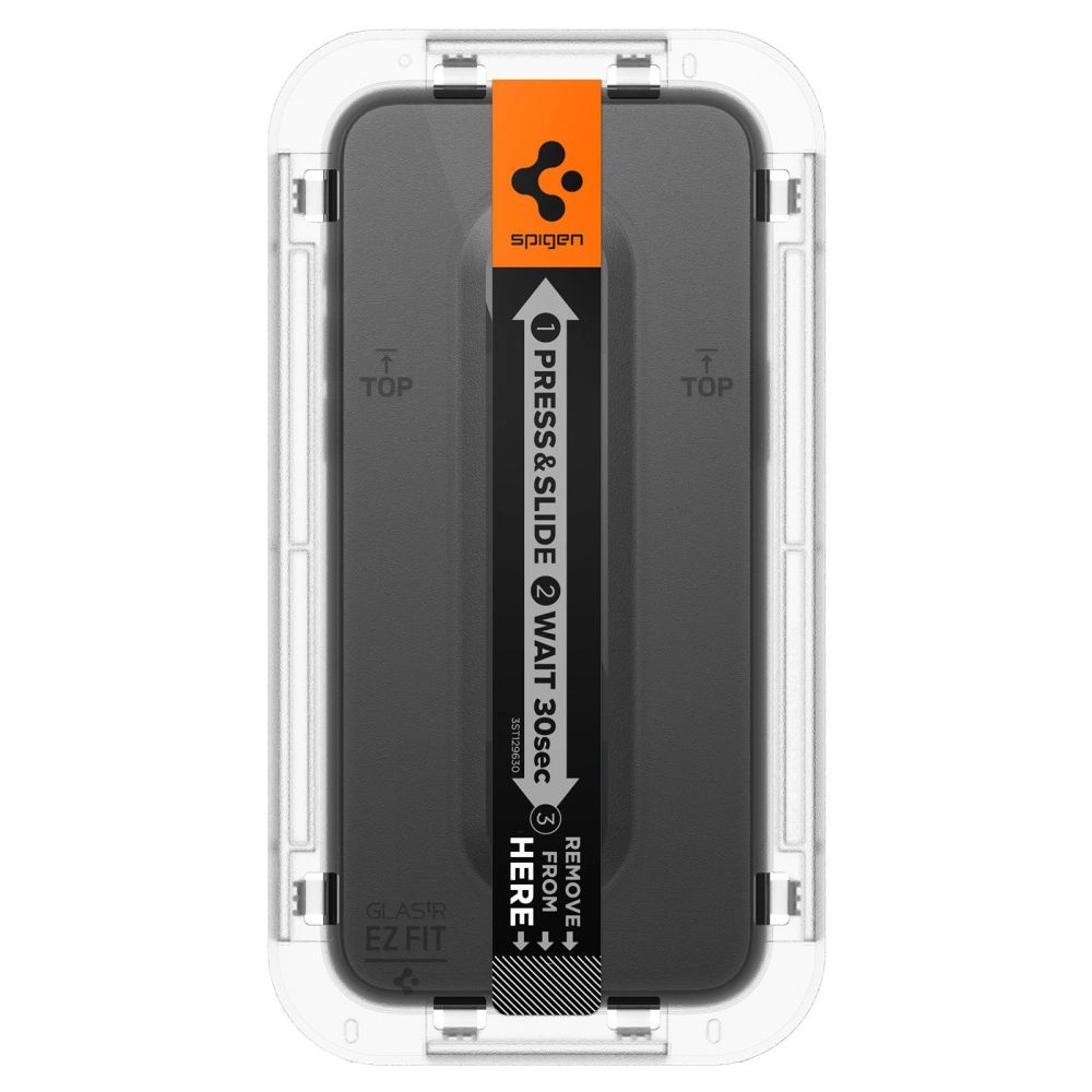 Spigen Glas.tR EZ Fit FC Tempered Glass for iPhone 15 Plus - Black 2 pcs.eng