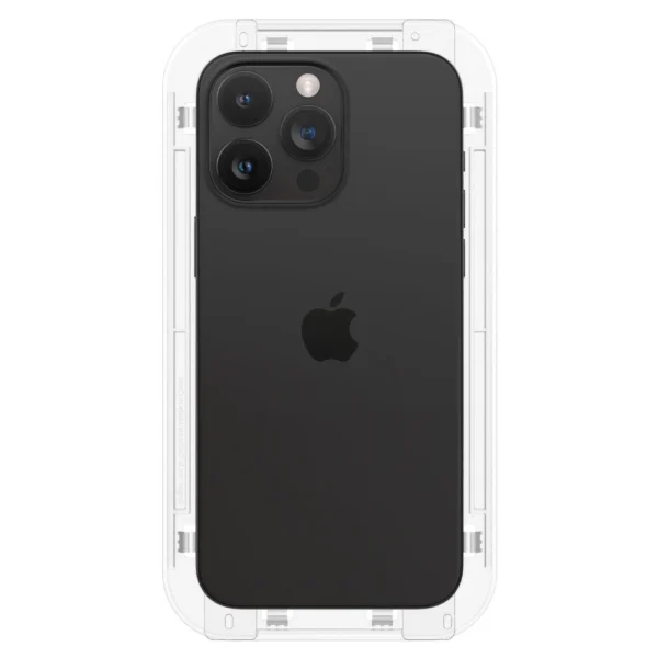 Spigen Glas.tR EZ Fit FC Tempered Glass for iPhone 15 Pro - Black 2 pcs.eng