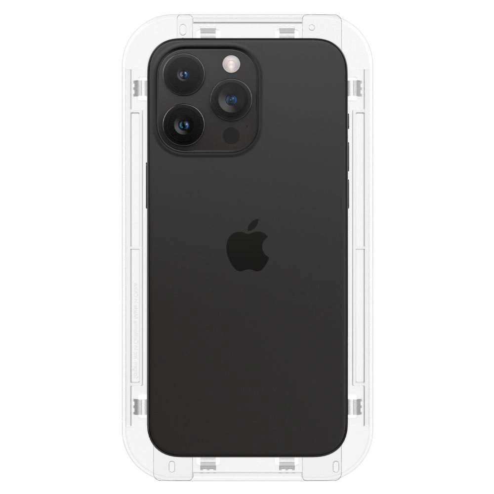 Spigen Glas.tR EZ Fit FC Tempered Glass for iPhone 15 Pro - Blackeng