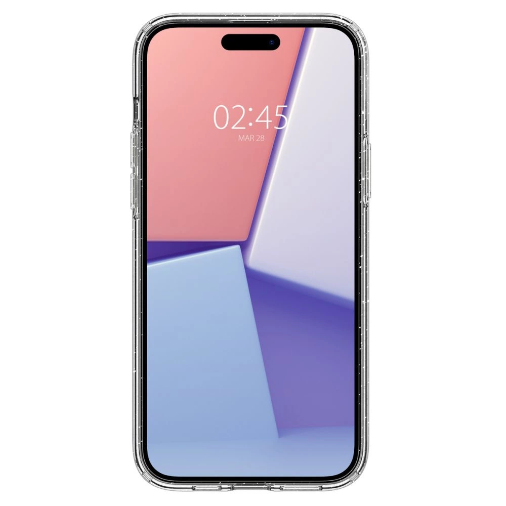Spigen Liquid Crystal iPhone 15 Plus Case - Clear Glittereng