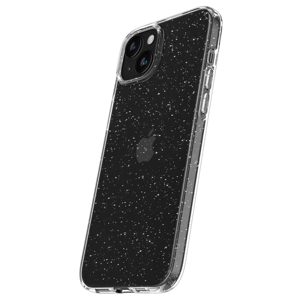 Spigen Liquid Crystal iPhone 15 Plus Case - Clear Glittereng