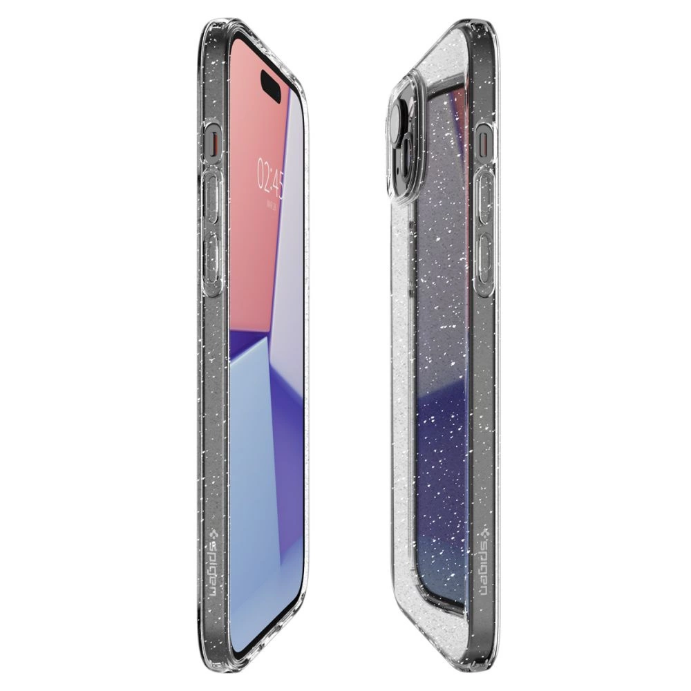 Spigen Liquid Crystal iPhone 15 Plus Case - Clear Glittereng