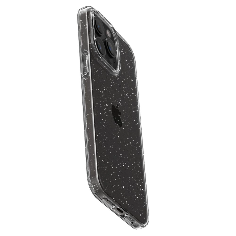 Spigen Liquid Crystal iPhone 15 Pro Max Case - Clear Glittereng