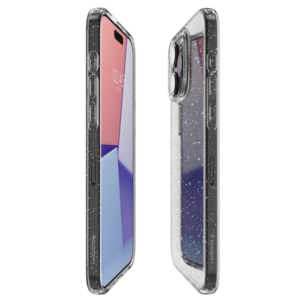 Spigen Liquid Crystal iPhone 15 Pro Max Case - Clear Glittereng