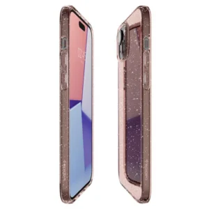 Spigen Liquid Crystal Glitter iPhone 15 Case - Pink/Transparenteng