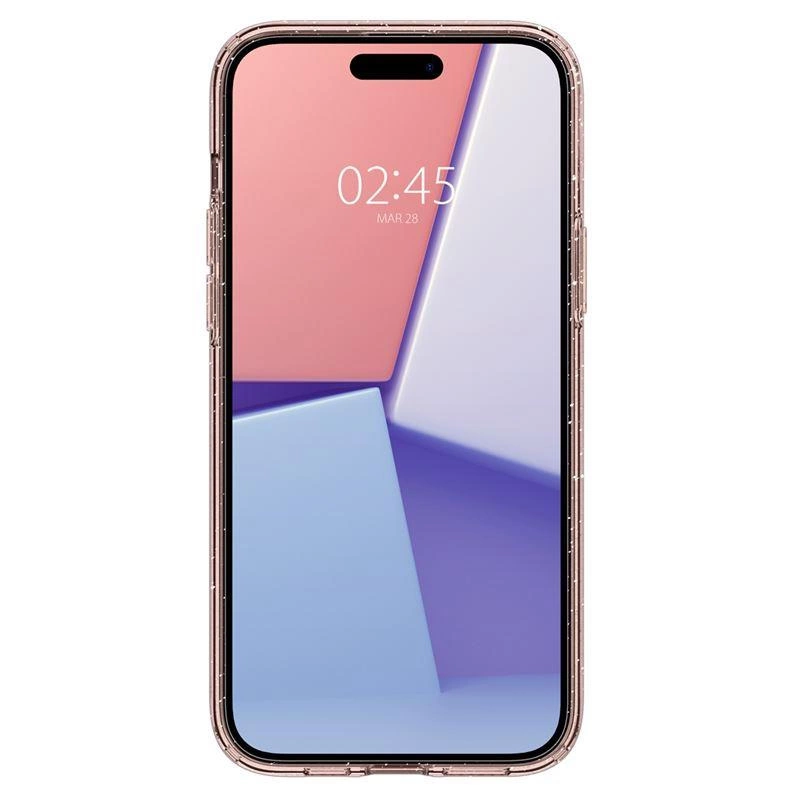 Spigen Liquid Crystal Glitter iPhone 15 Case - Pink/Transparenteng