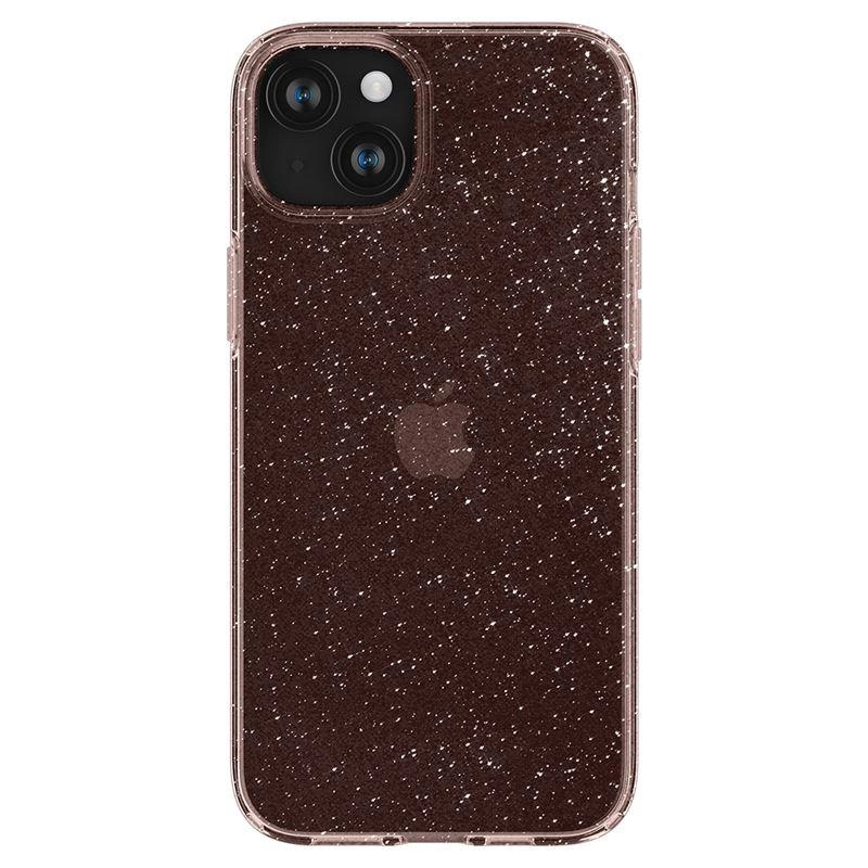 Spigen Liquid Crystal Glitter iPhone 15 Plus Case - Pink/Cleareng