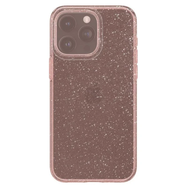 Spigen Liquid Crystal Glitter iPhone 15 Pro Case - Pink/Cleareng