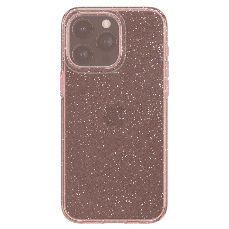 Spigen Liquid Crystal Glitter iPhone 15 Pro Max Case - Pink/Cleareng