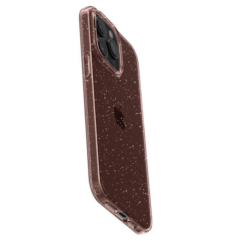 Spigen Liquid Crystal Glitter iPhone 15 Pro Max Case - Pink/Cleareng
