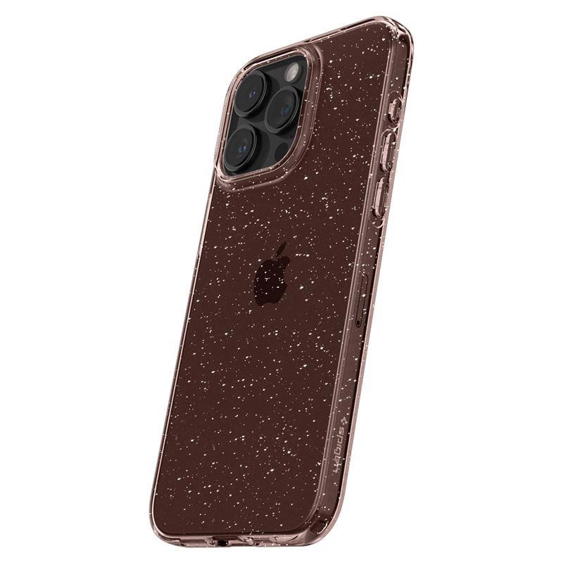 Spigen Liquid Crystal Glitter iPhone 15 Pro Max Case - Pink/Cleareng