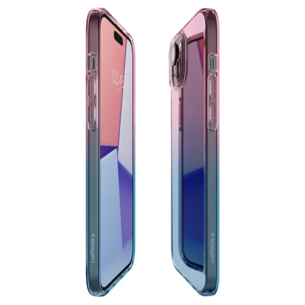 Spigen Liquid Crystal iPhone 15 Case - Pink/Blueeng