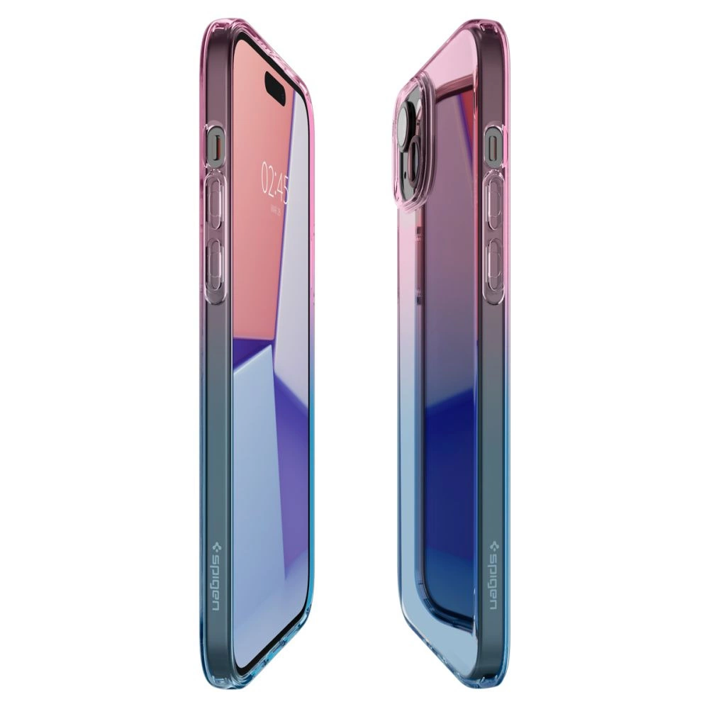 Spigen Liquid Crystal iPhone 15 Case - Pink/Blueeng