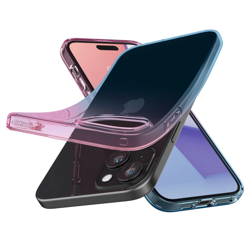 Spigen Liquid Crystal iPhone 15 Case - Pink/Blueeng