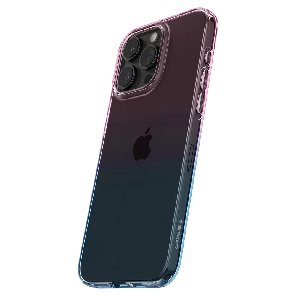 Spigen Liquid Crystal iPhone 15 Pro Case - Pink/Blueeng
