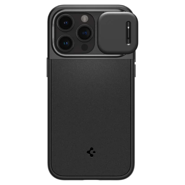 Spigen Optik Armor Mag Case with MagSafe for iPhone 15 Pro Max - Blackeng