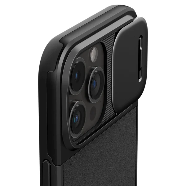 Spigen Optik Armor Mag Case with MagSafe for iPhone 15 Pro Max - Blackeng