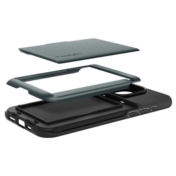 Spigen Slim Armor CS iPhone 15 Pro Case - Dark Greeneng