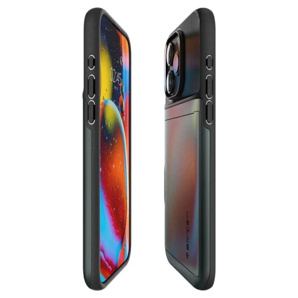 Spigen Slim Armor CS iPhone 15 Pro Case - Dark Greeneng
