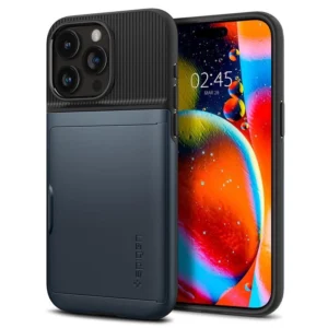 Spigen Slim Armor CS Case for iPhone 15 Pro Max - Blueeng