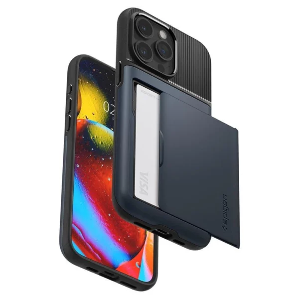 Spigen Slim Armor CS Case for iPhone 15 Pro Max - Blueeng