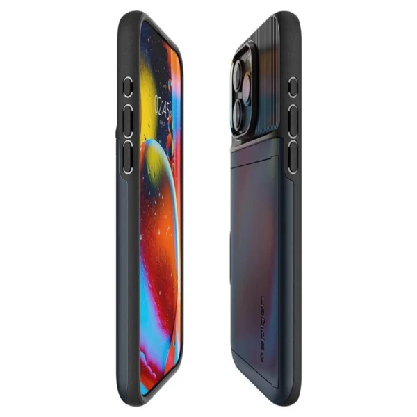 Spigen Slim Armor CS Case for iPhone 15 Pro Max - Blueeng