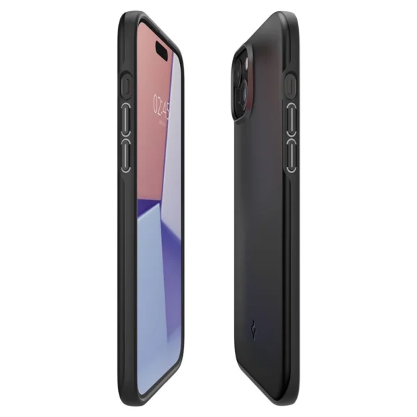 Spigen Thin Fit iPhone 15 Case - Blackeng