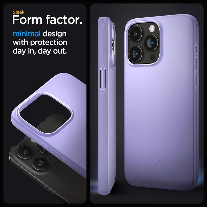 Spigen Thin Fit iPhone 15 Pro Max Case - Purpleeng