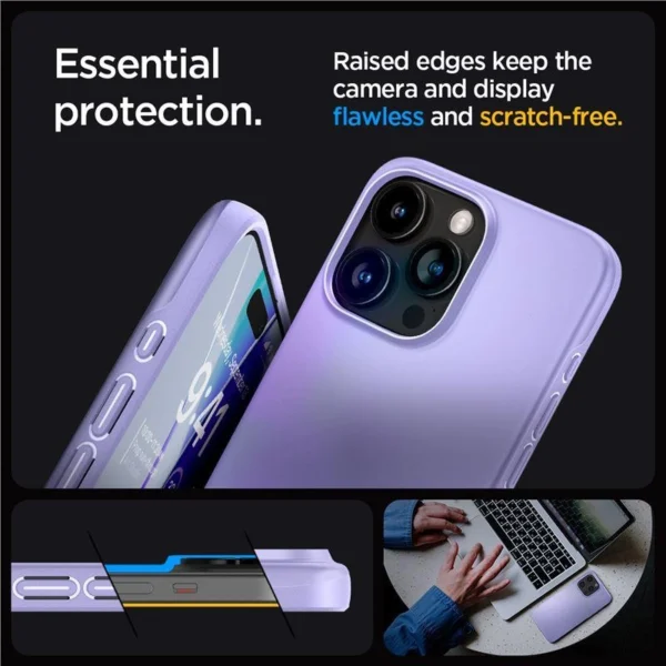 Spigen Thin Fit iPhone 15 Pro Max Case - Purpleeng