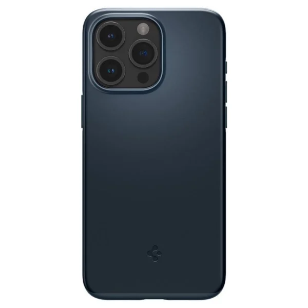 Spigen Thin Fit iPhone 15 Pro Max Case - Black Metaleng