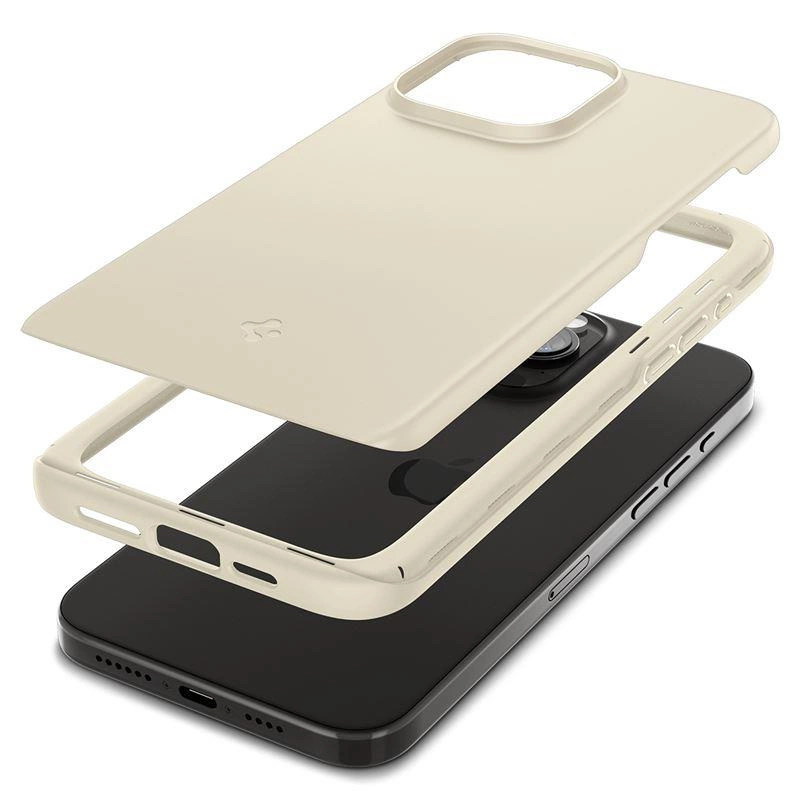 Spigen Thin Fit iPhone 15 Pro Max Case - Beigeeng