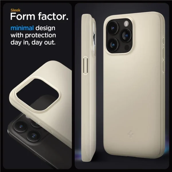 Spigen Thin Fit iPhone 15 Pro Max Case - Beigeeng