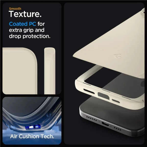 Spigen Thin Fit iPhone 15 Pro Max Case - Beigeeng
