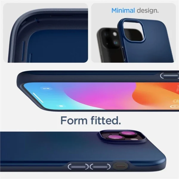 Spigen Thin Fit iPhone 15 Plus Case - Blueeng