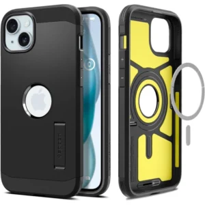 Spigen Tough Armor MagSafe case for iPhone 15 - blackeng