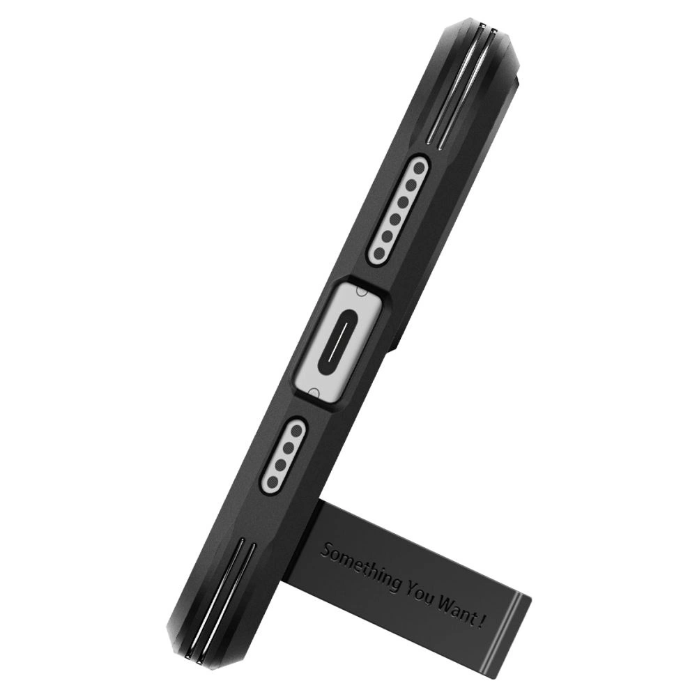 Spigen Tough Armor MagSafe case for iPhone 15 - blackeng