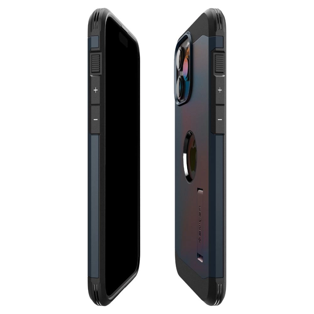 Spigen Tough Armor MagSafe iPhone 15 Pro Case - Black Metaleng