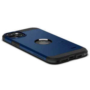 Spigen Tough Armor MagSafe Case with Stand for iPhone 15 Plus - Blueeng